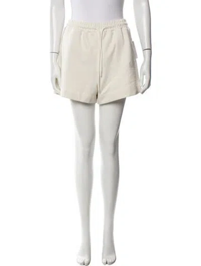 Pre-owned Ganni Knee-length Shorts In White