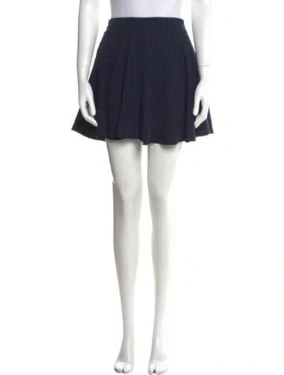Pre-owned Ganni Knee-length Skirt In Blue