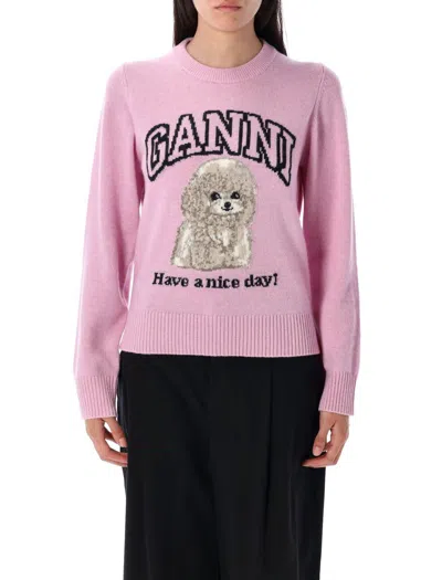GANNI GANNI POODLE JUMPER