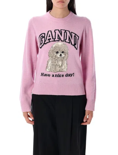 GANNI GANNI KNIT POODLE