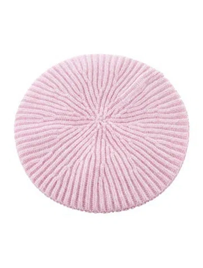 Pre-owned Ganni Knitted Beanie In Pink
