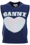 GANNI "KNITTED JACQUARD PATTERNED