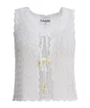 Ganni Maglieria In White