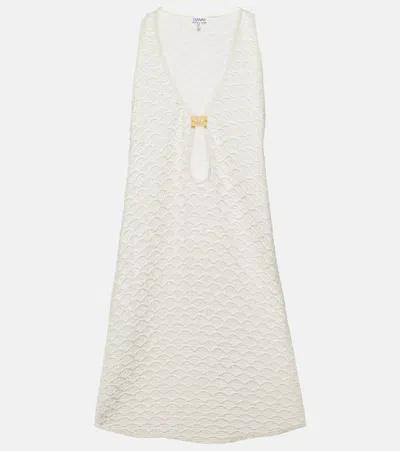 Ganni Lace Beach Cover-up In White