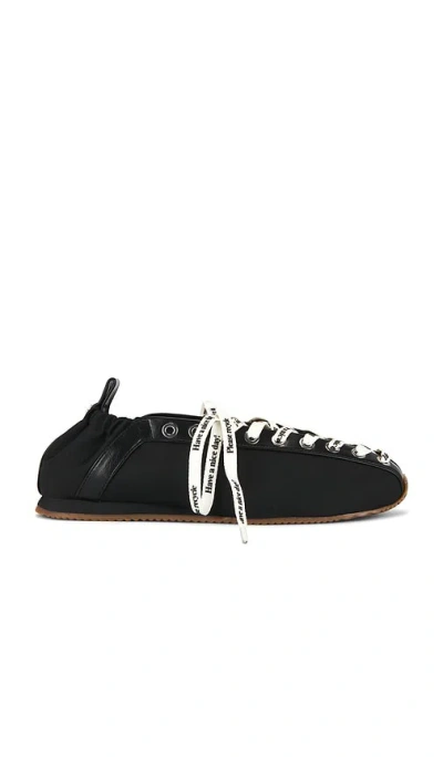 Ganni Alexander Mcqueen White Leather Sneakers With White Leather Heel