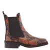 Ganni Ankle Boots In Brown