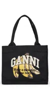 Ganni Banana Print Large Tote Bag