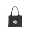 Ganni Women Large Easy Shopper Pocket Dog Print