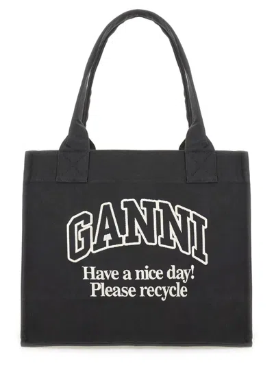 GANNI GANNI LARGE TOTE BAG