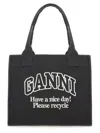 Ganni Women Large Tote Bag