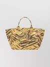 Ganni Women Recycled Cotton Xxl Tote Bag