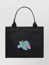 Ganni Women Recycled Cotton Large Tote Bag In Multi