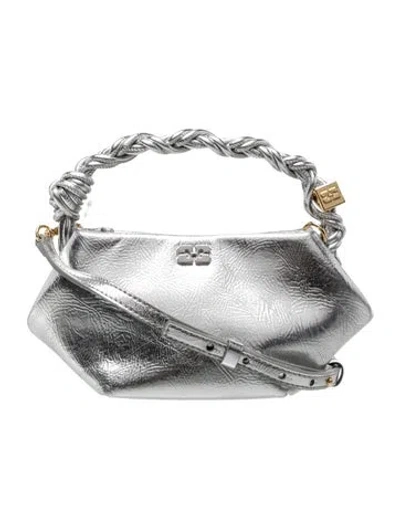 Pre-owned Ganni Leather Evening Bag