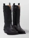 Ganni Embroidered Western Boots Women