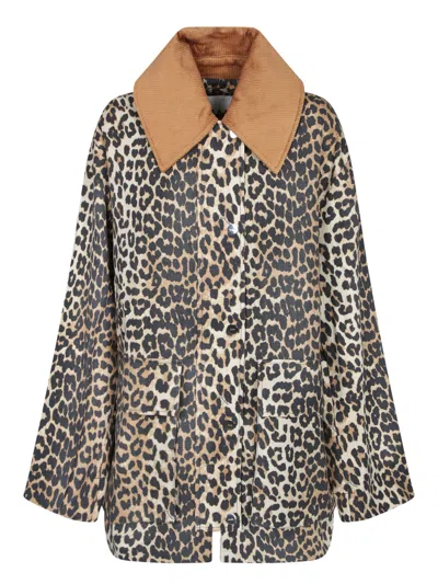 GANNI LEOPARD JACKET