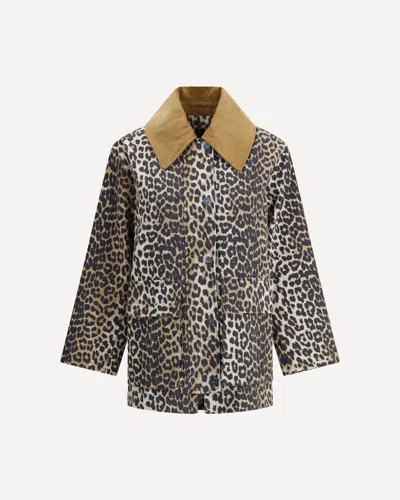 GANNI LEOPARD JACKET
