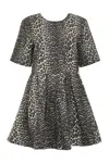 Ganni Leopard-print Minidress