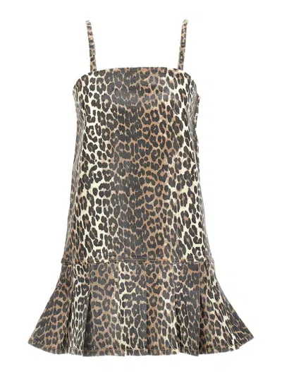 GANNI VESTIDO CORTO - MULTICOLOR