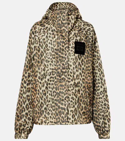 GANNI LEOPARD-PRINT JACKET