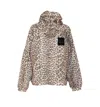 Ganni Animalier Print Jacket In Gray