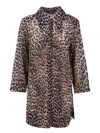 GANNI LEOPARD PRINT SHIRT