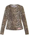 Ganni Oberteil Mit Leoparden-print