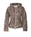 Ganni Leopard-print Hoodie In Multicolour