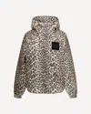 Ganni Leopard Raincoat Jacket In Multi