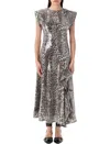 Ganni Long Dress Sequin Leo