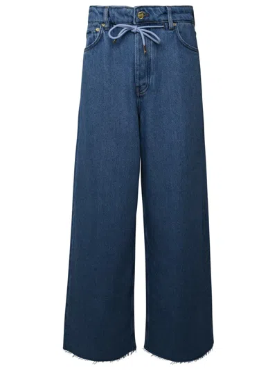 Ganni Light Blue Organic Cotton Jeans