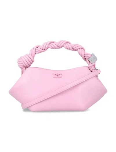 Ganni Light Pink Bou Small Crossbody Bag