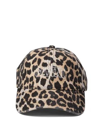 GANNI GANNI LOGO BASEBALL CAP