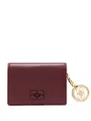 Ganni Logo-charm Wallet In Pattern