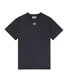 Ganni Basic Jersey Rhinestone Relaxed T-shirt In Grey