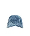 Ganni Cap With A Visor In Blue