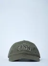 Ganni Women Logo Motif Baseball Cap