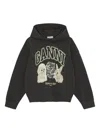 Ganni Hoodie With Logo Print