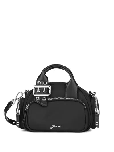 GANNI LOGO-PRINT TOTE BAG