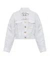 Ganni Denim Jacket Casual Jackets And Parka In White