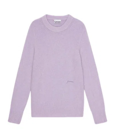 GANNI LAVENDER JUMPER