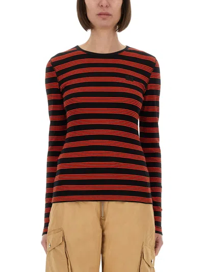 GANNI LONG-SLEEVED T-SHIRT