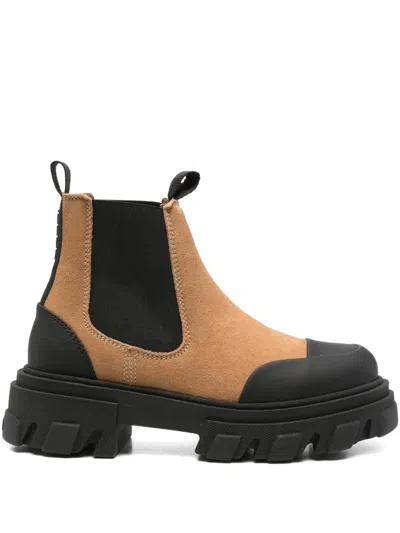 GANNI LUG-SOLE CHELSEA BOOTS