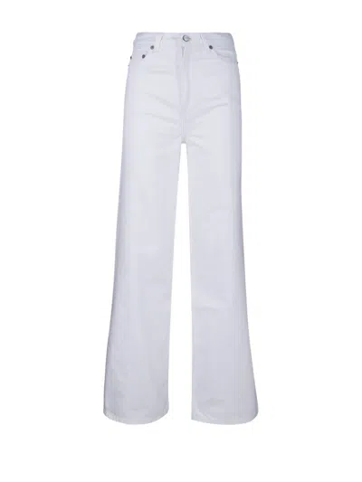 Ganni Magny Straight Leg Jeans In White