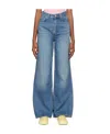 Ganni Blue Magny Wide-leg Jeans In Blue