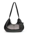 Ganni Medium Hobo Bou Bag In Negro