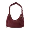 Ganni Medium Laces Shoulder Bag In Red