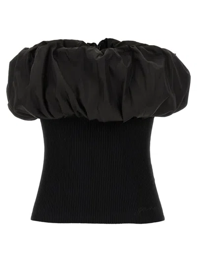 GANNI GANNI 'MELANGE KNIT' TOP