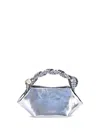 Ganni Mini Bou Metallic Top Handle Bag