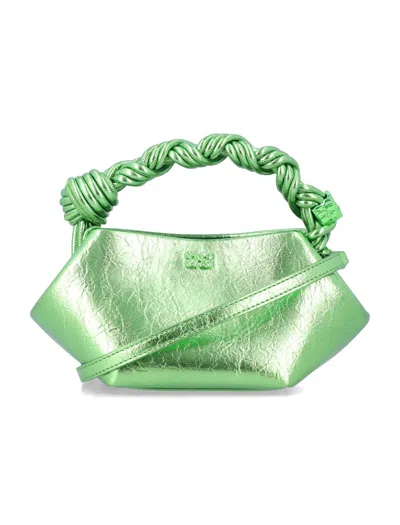 GANNI GANNI METALLIC MINI BOU BAG