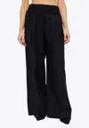Ganni Mid-rise Wide-leg Pants